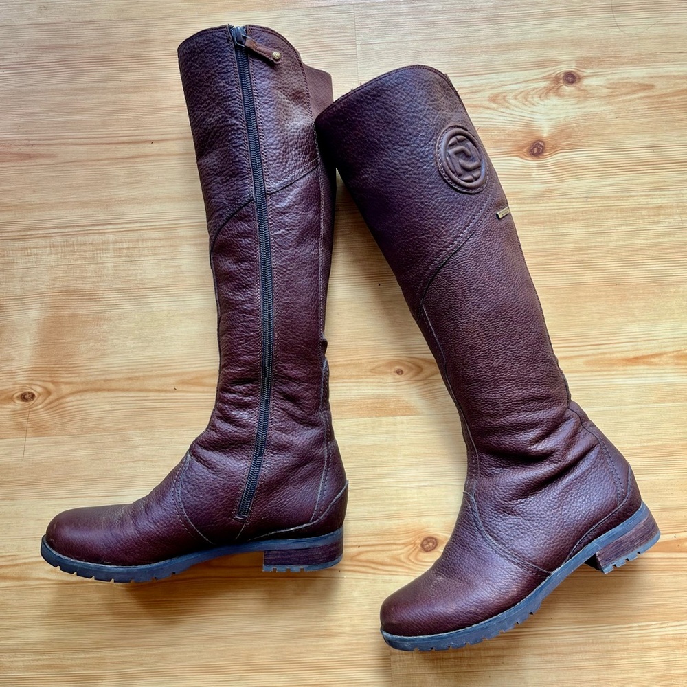 Rockport Dark Brown Leather Waterproof Boots